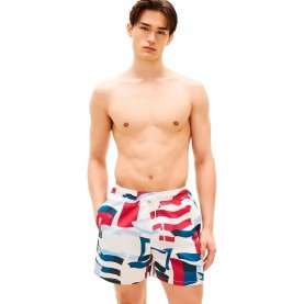 бански,гащета,мъжки,бански,костюми,tommy,hilfiger,um0um03491,trunk,swimming,shorts,white,(vintage,flags,ivory,petal)