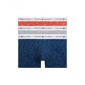 Боксерки Tommy hilfiger UM0UM03753 Trunk boxers 3 units - Multicolor (Tra Scrp / Lgh Gr Hth / Plm Leaf) боксерки,мъжко,бельо,tommy,hilfiger,um0um03753,trunk,boxers,3,units,multicolor,(tra,scrp,lgh,gr,hth,plm,leaf)