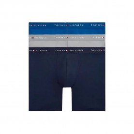 Боксерки Tommy hilfiger UM0UM03763 Brief boxers 3 units - Blue / Grey (Ant Slv / Jwl Blue / Ptch Blue) боксерки,мъжко,бельо,tommy,hilfiger,um0um03763,brief,boxers,3,units,blue,grey,(ant,slv,jwl,blue,ptch,blue)