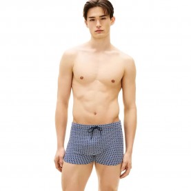 Бански гащета Tommy hilfiger UM0UM03838 swimming shorts - Blue (Mini H Geo Aegean Sea) бански,гащета,мъжки,бански,костюми,tommy,hilfiger,um0um03838,swimming,shorts,blue,(mini,h,geo,aegean,sea)