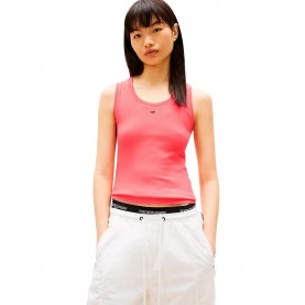 тениска,мъжки,тениски,дамски,тениски,tommy,jeans,essential,sleeveless,t,shirt,pink,(tropical,blush)