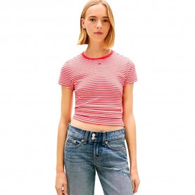 тениска,мъжки,тениски,дамски,тениски,tommy,jeans,slim,essential,ext,short,sleeve,t,shirt,red,(red,stripe)