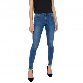 Дънки Vero moda Tanya Normal Waist Skinny jeans refurbished - Blue (Medium Blue Denim) дънки,дамски,панталони,vero,moda,tanya,normal,waist,skinny,jeans,refurbished,blue,(medium,blue,denim)