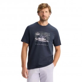 Тениска Dockers Graphic short sleeve T-shirt - Grey (Wind And Fog Graph) тениска,мъжки,тениски,дамски,тениски,dockers,graphic,short,sleeve,t,shirt,grey,(wind,and,fog,graph)