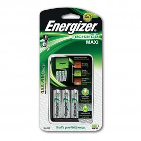 Energizer Maxi AA-AAA 2000mAh battery charger - Clear (Black) батерии,energizer,maxi,aa,aaa,2000mah,battery,charger,clear,(black)