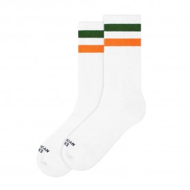 Чорапи American socks Eddy crew socks - White (White 04) чорапи,мъжки,чорапи,дамски,чорапи,american,socks,eddy,crew,socks,white,(white,04)