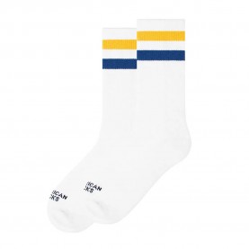 Чорапи American socks Eddy crew socks - White (White 05) чорапи,мъжки,чорапи,дамски,чорапи,american,socks,eddy,crew,socks,white,(white,05)
