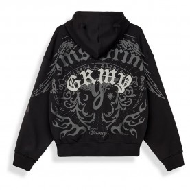 блуза,мъжки,пуловери,дамски,пуловери,grimey,chief,watcher,full,zip,sweatshirt,black,(black)
