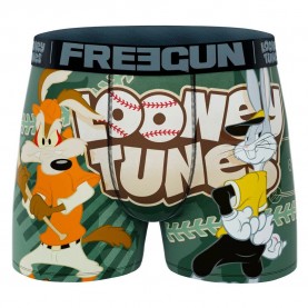 боксерки,мъжко,бельо,freegun,looney,tunes,bugs,bunny,y,coyote,boxers,green,(green,white)