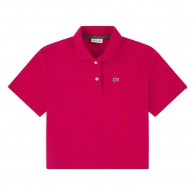 Lacoste kids 447046 short sleeve polo - Red (Cherry Red) детски,блузи,с,яка,lacoste,kids,447046,short,sleeve,polo,red,(cherry,red)