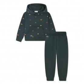 Lacoste kids Allover Croc Po set - Green (Sinople) детски,екипи,детски,облекла,за,момчета,lacoste,kids,allover,croc,po,set,green,(sinople)