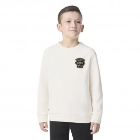 детска,блуза,детски,блузи,lacoste,kids,chenille,patch,crew,sweatshirt,beige,white,(laponie)