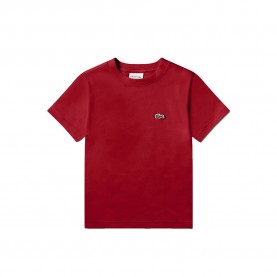 Детска тениска Lacoste kids Core short sleeve T-shirt - Red (Red) детска,тениска,мъжки,тениски,дамски,тениски,lacoste,kids,core,short,sleeve,t,shirt,red,(red)