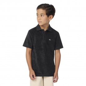 Lacoste kids Fancy short sleeve polo - Black (Black) детски,блузи,с,яка,lacoste,kids,fancy,short,sleeve,polo,black,(black)