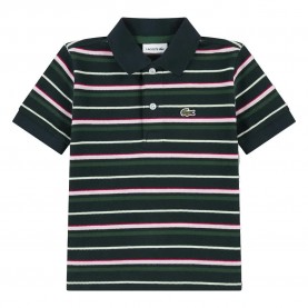 Lacoste kids Feeder Petit Pique short sleeve polo - Green (Heather Green) детски,блузи,с,яка,lacoste,kids,feeder,petit,pique,short,sleeve,polo,green,(heather,green)