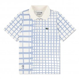 Lacoste kids Medvedev Scribble short sleeve polo - Beige (Laponie) детски,блузи,с,яка,lacoste,kids,medvedev,scribble,short,sleeve,polo,beige,(laponie)