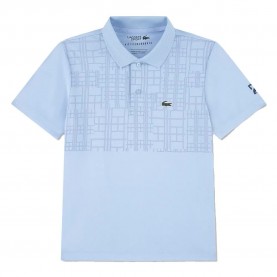 Lacoste kids Novak Djokovic Crossed short sleeve polo - Blue (Panorama) детски,блузи,с,яка,lacoste,kids,novak,djokovic,crossed,short,sleeve,polo,blue,(panorama)