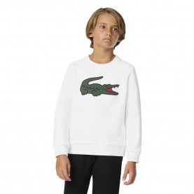 детска,поларена,блуза,детски,блузи,lacoste,kids,pique,applique,fleece,crew,sweatshirt,white,(white)