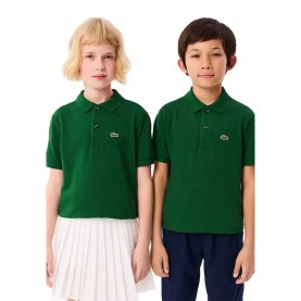 Lacoste kids Pique short sleeve polo - Green (Green) детски,блузи,с,яка,lacoste,kids,pique,short,sleeve,polo,green,(green)