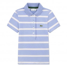 Lacoste kids Striped short sleeve polo - Blue (Delphinium Blue) детски,блузи,с,яка,lacoste,kids,striped,short,sleeve,polo,blue,(delphinium,blue)