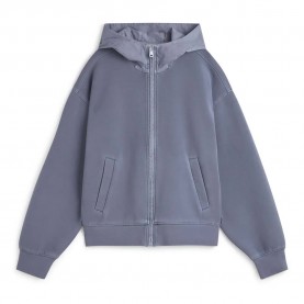 блуза,дамски,блузи,ecoalf,arica,full,zip,sweatshirt,blue,(blue,grey)