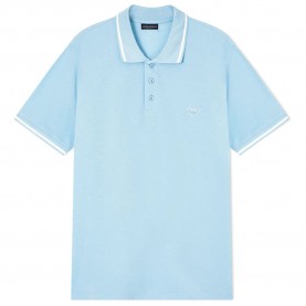 Emporio armani EM001380_AF20424 short sleeve polo - Blue (Sky) дамски,блузи,с,яка,мъжки,блузи,с,яка,emporio,armani,em001380,af20424,short,sleeve,polo,blue,(sky)