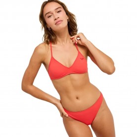 Roxy Essentials SD Athletic Triangle bikini top - Red / Pink (Hibiscus) дамски,бански,костюми,roxy,essentials,sd,athletic,triangle,bikini,top,red,pink,(hibiscus)