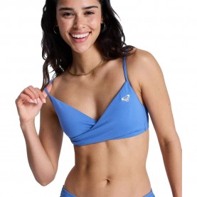Roxy Essentials SD Wrap Bralette bikini top - Blue (Dutch Blue) дамски,бански,костюми,roxy,essentials,sd,wrap,bralette,bikini,top,blue,(dutch,blue)