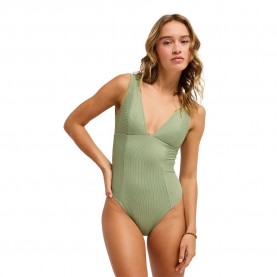 Бански костюм Roxy Love Elongated swimsuit - Green (Oil Green) бански,костюм,дамски,бански,костюми,roxy,love,elongated,swimsuit,green,(oil,green)