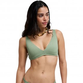 Roxy Love Elongated Triangle bikini top - Green (Oil Green) дамски,бански,костюми,roxy,love,elongated,triangle,bikini,top,green,(oil,green)