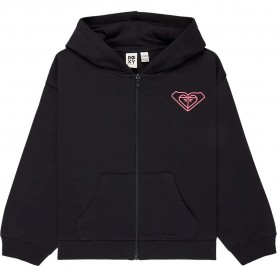 Блуза Roxy Midnight Hike Bruhsed Rg full zip sweatshirt - Black (Anthracite) блуза,детски,блузи,roxy,midnight,hike,bruhsed,rg,full,zip,sweatshirt,black,(anthracite)