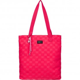Чанта Roxy Silver Spring tote bag - Pink (Hibiscus) чанта,всички,чанти,roxy,silver,spring,tote,bag,pink,(hibiscus)
