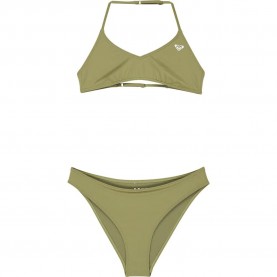 Roxy Solid Active Rg Triangle Bralette bikini - Green (Oil Green) детски,бански,костюми,roxy,solid,active,rg,triangle,bralette,bikini,green,(oil,green)