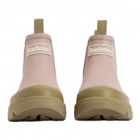 Обувки Barbour Nimbus rain boots - Pink (Gardenia Pink / Bleached Olive) обувки,дамски,боти,мъжки,боти,barbour,nimbus,rain,boots,pink,(gardenia,pink,bleached,olive)