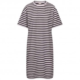 Рокля Trespass Elayna short sleeve dress - Grey (Black Stripe) рокля,дамски,поли,и,рокли,trespass,elayna,short,sleeve,dress,grey,(black,stripe)