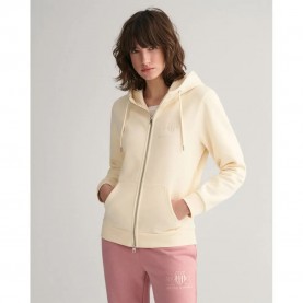 блуза,дамски,блузи,gant,reg,tonal,shield,full,zip,sweatshirt,refurbished,beige,(linen)