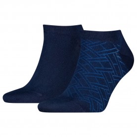 Чорапи Tommy hilfiger Aop Flag Sneaker socks 2 pairs - Blue (Navy) чорапи,мъжки,чорапи,tommy,hilfiger,aop,flag,sneaker,socks,2,pairs,blue,(navy)