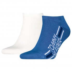 чорапи,мъжки,чорапи,tommy,hilfiger,logo,stripe,sneaker,socks,2,pairs,white,blue,(blue)