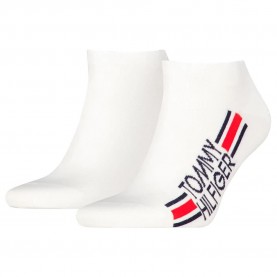 чорапи,мъжки,чорапи,tommy,hilfiger,logo,stripe,sneaker,socks,2,pairs,white,(white)