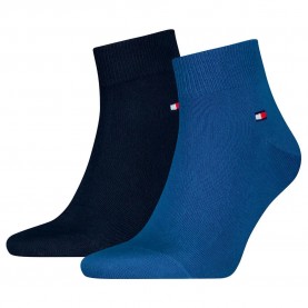 чорапи,мъжки,чорапи,tommy,hilfiger,quarter,socks,2,pairs,blue,(blue)
