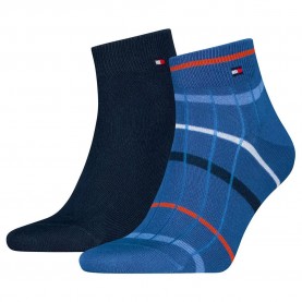 Чорапи Tommy hilfiger Summer Breton Quarter socks 2 pairs - Blue (Blue) чорапи,мъжки,чорапи,tommy,hilfiger,summer,breton,quarter,socks,2,pairs,blue,(blue)