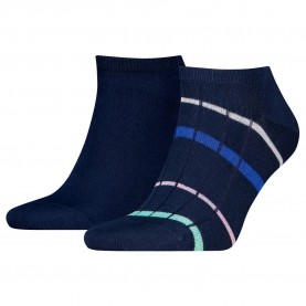 Чорапи Tommy hilfiger Summer Breton Sneaker socks 2 pairs - Blue (Navy) чорапи,мъжки,чорапи,tommy,hilfiger,summer,breton,sneaker,socks,2,pairs,blue,(navy)