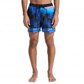 бански,гащета,мъжки,бански,костюми,quiksilver,everyday,printed,volley,15´´,swimming,shorts,blue,(monaco,blue,thermotropics)