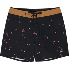 бански,гащета,мъжки,бански,костюми,quiksilver,surfsilk,kaimana,printed,16´´,swimming,shorts,black,(black,fallen,blossom)