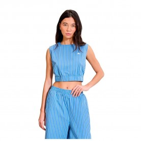 Тениска Ellesse Sarzana sleeveless T-shirt - Blue (Blue/Light Blue) тениска,мъжки,тениски,дамски,тениски,ellesse,sarzana,sleeveless,t,shirt,blue,(blue,light,blue)