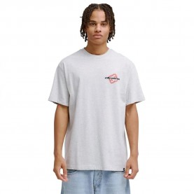 Тениска Dc shoes Blur Mark short sleeve T-shirt - White (Light Heather Grey) тениска,мъжки,тениски,дамски,тениски,dc,shoes,blur,mark,short,sleeve,t,shirt,white,(light,heather,grey)
