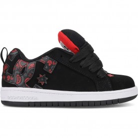 обувки,мъжки,маратонки,дамски,маратонки,dc,shoes,court,graffik,trainers,black,(black,grey,red)