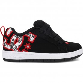 обувки,мъжки,маратонки,дамски,маратонки,dc,shoes,court,graffik,trainers,black,(black,white,red)