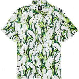 риза,с,къс,ръкав,дамски,ризи,мъжки,ризи,dc,shoes,full,on,resort,short,sleeve,shirt,white,(liquid,fuego,white)