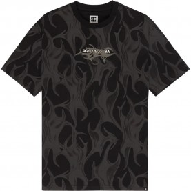 тениска,мъжки,тениски,дамски,тениски,dc,shoes,liquid,fuego,short,sleeve,t,shirt,black,(black)